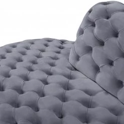 Meridian Furniture Living Room Royal Velvet 2 Piece Sectional