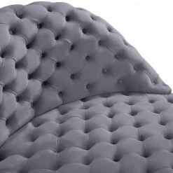 Meridian Furniture Living Room Royal Velvet 2 Piece Sectional