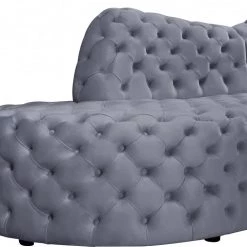 Meridian Furniture Living Room Royal Velvet 2 Piece Sectional