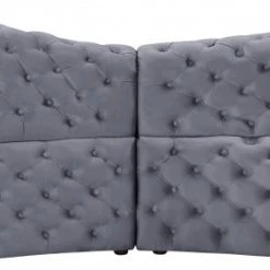 Meridian Furniture Living Room Royal Velvet 2 Piece Sectional