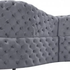 Meridian Furniture Living Room Royal Velvet 2 Piece Sectional