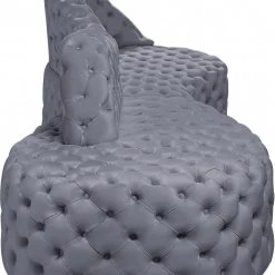 Meridian Furniture Living Room Royal Velvet 2 Piece Sectional