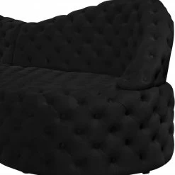 Meridian Furniture Living Room Royal Velvet 2 Piece Sectional