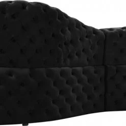 Meridian Furniture Living Room Royal Velvet 2 Piece Sectional