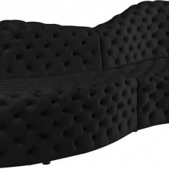 Meridian Furniture Living Room Royal Velvet 2 Piece Sectional