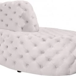 Meridian Furniture Living Room Royal Velvet 2 Piece Sectional