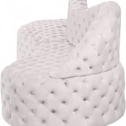 Meridian Furniture Living Room Royal Velvet 2 Piece Sectional