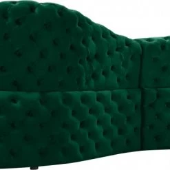 Meridian Furniture Living Room Royal Velvet 2 Piece Sectional