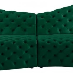 Meridian Furniture Living Room Royal Velvet 2 Piece Sectional