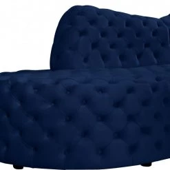 Meridian Furniture Living Room Royal Velvet 2 Piece Sectional