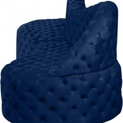 Meridian Furniture Living Room Royal Velvet 2 Piece Sectional