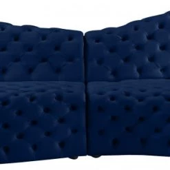 Meridian Furniture Living Room Royal Velvet 2 Piece Sectional