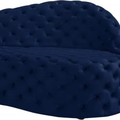 Meridian Furniture Living Room Royal Velvet 2 Piece Sectional