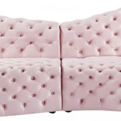 Meridian Furniture Living Room Royal Velvet 2 Piece Sectional