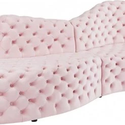 Meridian Furniture Living Room Royal Velvet 2 Piece Sectional