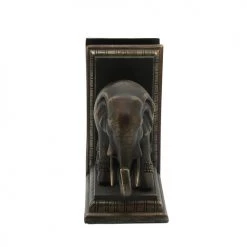 Sagebrook S/2 Polished Elephant Bookends Home Decor