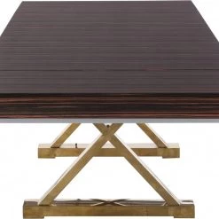 Meridian Furniture Excel Extendable 2 Leaf Dining Table Dining Room