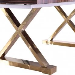 Meridian Furniture Excel Extendable 2 Leaf Dining Table Dining Room