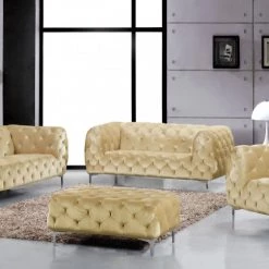 Meridian Furniture Mercer Velvet Sofa