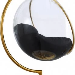 Meridian Furniture Living Room Luna Acrylic Swing Bubble Accent Chair