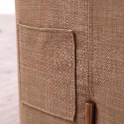 VIG Divani Casa Adler Modern Brown Fabric Ottoman