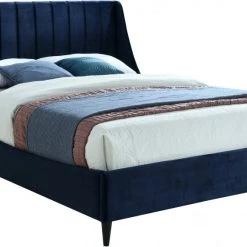 Meridian Furniture Eva Velvet Bed