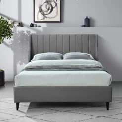Meridian Furniture Eva Velvet Bed
