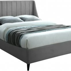 Meridian Furniture Eva Velvet Bed