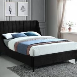 Meridian Furniture Eva Velvet Bed
