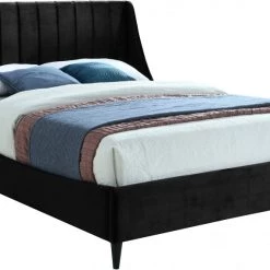 Meridian Furniture Eva Velvet Bed