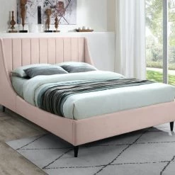 Meridian Furniture Eva Velvet Bed