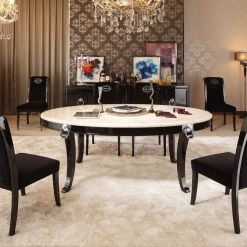 VIG A&X Bellagio - Luxurious Transitional Marble Dining Table