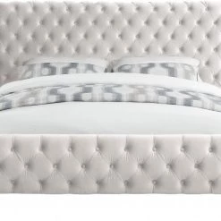 Meridian Furniture Delano Velvet Bed