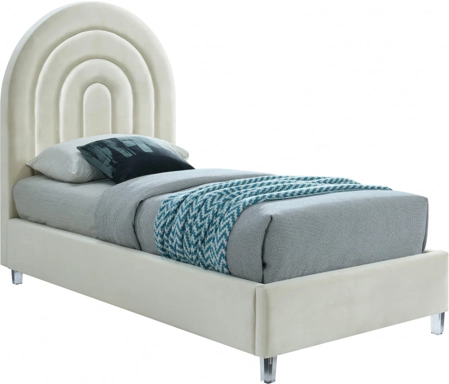 Meridian Furniture Rainbow Velvet Bed
