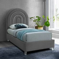 Meridian Furniture Rainbow Velvet Bed