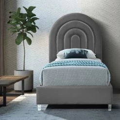 Meridian Furniture Rainbow Velvet Bed