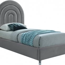 Meridian Furniture Rainbow Velvet Bed