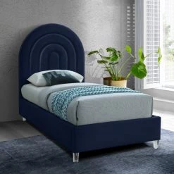 Meridian Furniture Rainbow Velvet Bed