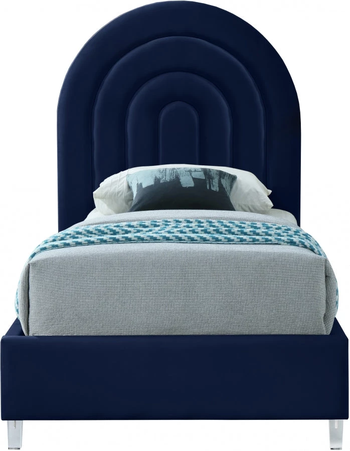 Meridian Furniture Rainbow Velvet Bed