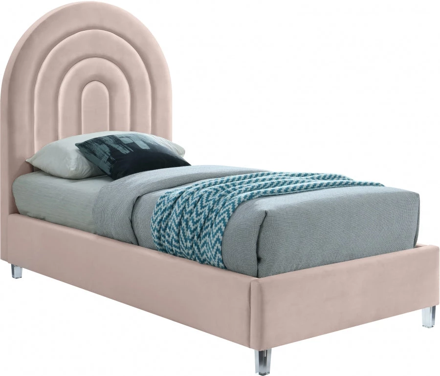 Meridian Furniture Rainbow Velvet Bed