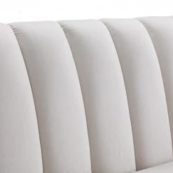 Meridian Furniture Dixie Velvet Sofa Living Room