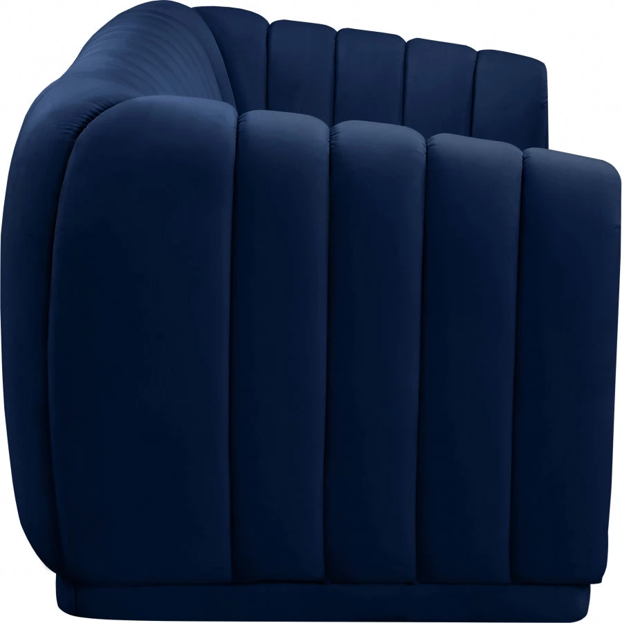 Meridian Furniture Dixie Velvet Sofa Living Room