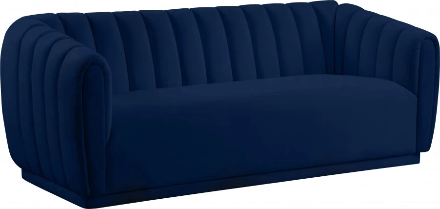 Meridian Furniture Dixie Velvet Sofa Living Room