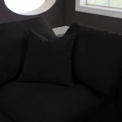 Meridian Furniture Cozy 6 Piece Velvet Modular Overstuffed Reversible Sectional