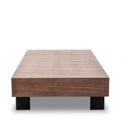 VIG Modrest Stilt - Modern Walnut Coffee Table By Hollywood Glam Living Room