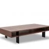 VIG Modrest Stilt - Modern Walnut Coffee Table By Hollywood Glam Living Room