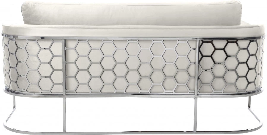 Meridian Furniture Casa Velvet Sofa Living Room