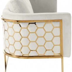 Meridian Furniture Living Room Casa Velvet Sofa