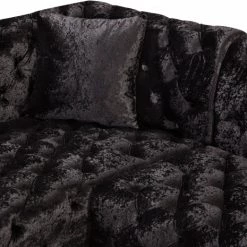 Meridian Furniture Coco Velvet 3 Piece Sectional Living Room