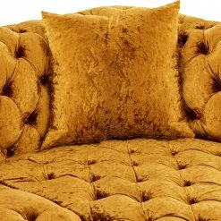 Meridian Furniture Coco Velvet 3 Piece Sectional Living Room